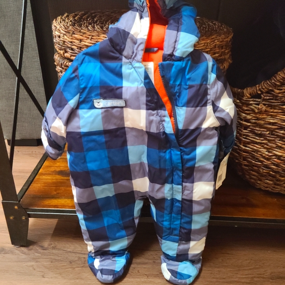 NWT Carters 3-6 month winter snowsuit
